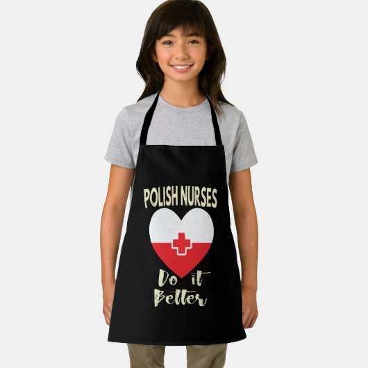 Poolse zuster RN uit Polen is de beste Schort (Insitu)