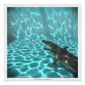 POOLSERIE VAN DAVID p07c flou3- 3D Computer ART Perfect Poster (Voorkant)