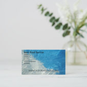 poolservice visitekaartje (Staand voorkant)