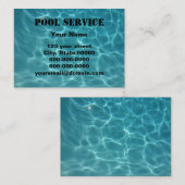 poolservice visitekaartje (Voorkant / Achterkant)