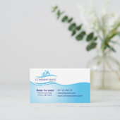 poolservice visitekaartje (Staand voorkant)