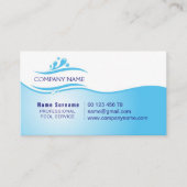 poolservice visitekaartje (Voorkant)