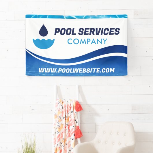 poolservices | blauwe watergolf | zwembad spandoek (Insitu)