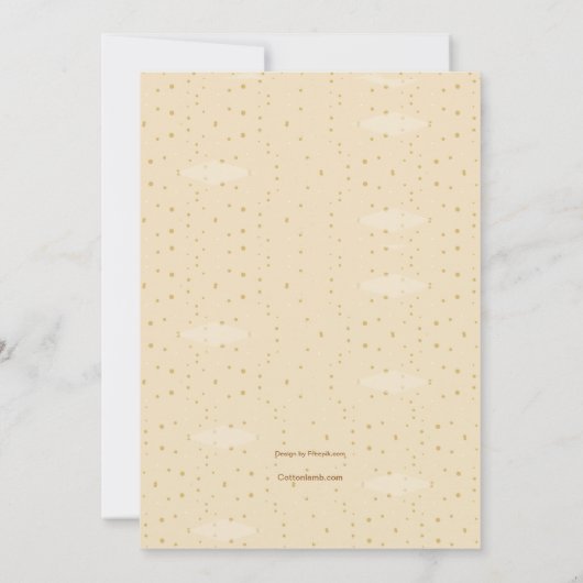 Poolside Invitation Kaart (Achterkant)