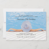 Poolside Invitation Kaart (Voorkant)