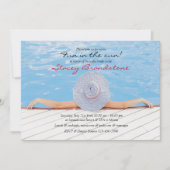 Poolside Invitation Kaart (Voorkant)