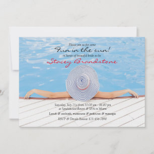 Poolside Invitation Kaart