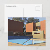 Poolside kameel No. 1 Art Print Briefkaart (Voorkant / Achterkant)