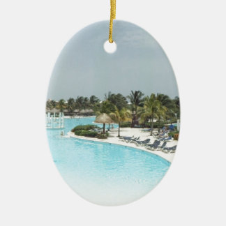 poolside keramisch ornament