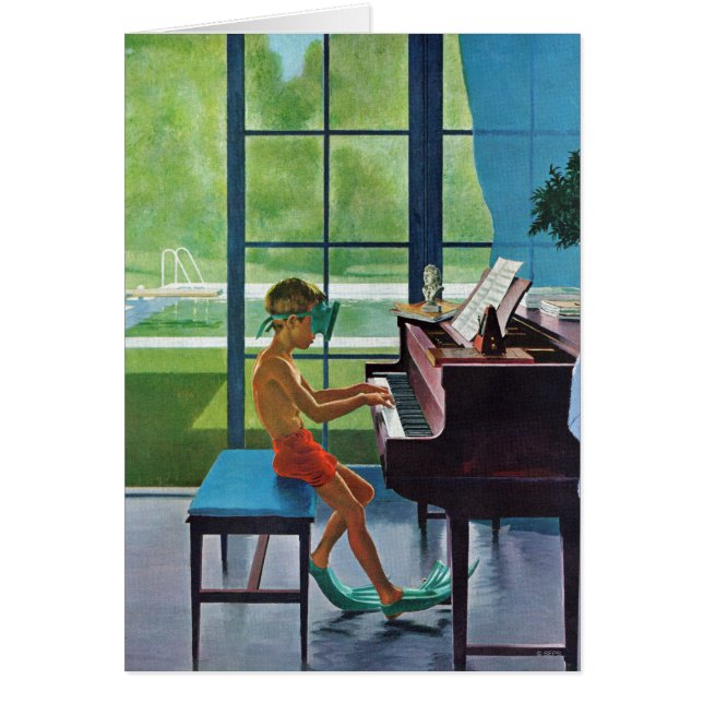 Poolside Piano Practice (Voorkant)