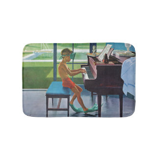 Poolside Piano Practice Badmat