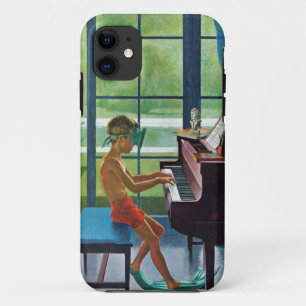 Poolside Piano Practice Case-Mate iPhone Case