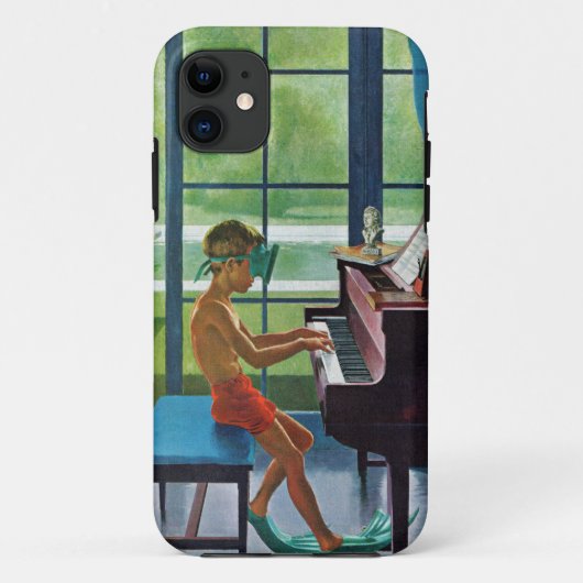 Poolside Piano Practice Case-Mate iPhone Case (Achterkant)