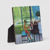 Poolside Piano Practice Fotoplaat (Voorkant)