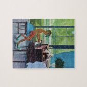 Poolside Piano Practice Legpuzzel (Horizontaal)