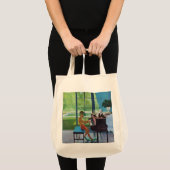 Poolside Piano Practice Tote Bag (Voorkant (product))