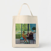 Poolside Piano Practice Tote Bag (Voorkant)