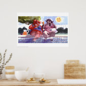 Poolside Poster (Keuken)