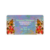 Poolside Singer 2338-adres Etiket (Voorkant)