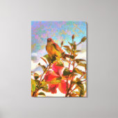 Poolside Singer 2338 Art Canvas Afdruk (Voorkant)