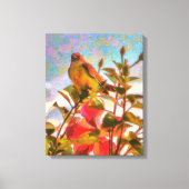 Poolside Singer 2338 Art Canvas Afdruk (Voorkant)