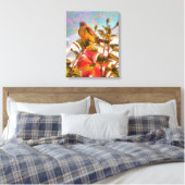 Poolside Singer 2338 Art Canvas Afdruk (Insitu (Slaapkamer))