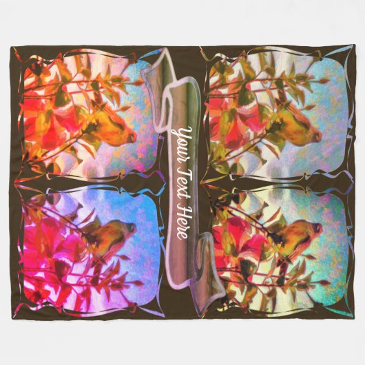 Poolside Singer 2338 Fleece Deken (Voorkant (Horizontaal))