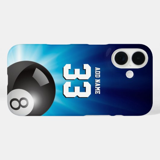 poolspel | Beste speler Case-Mate iPhone Case (Achterkant (horizontaal))