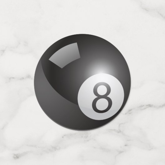 poolspel | Beste speler Confetti (Kleine voorkant)