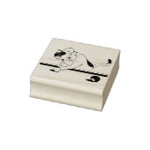 poolspel kattenstempel rubberstempel (Stempel)