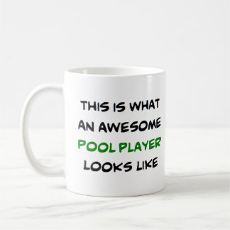 poolspeler, geweldige koffiemok