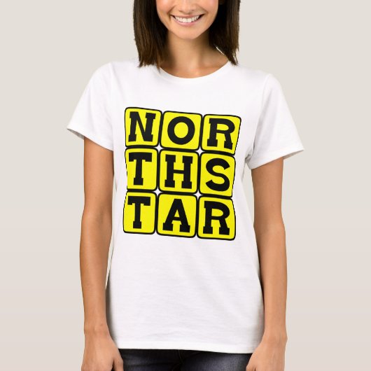 Poolster, Navigatiehulpmiddel T-shirt (Voorkant)