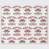 Poolsteruniversiteit Kerstmis Cadeaupapier (Vlak)