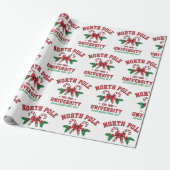 Poolsteruniversiteit Kerstmis Cadeaupapier (Uitgerold)