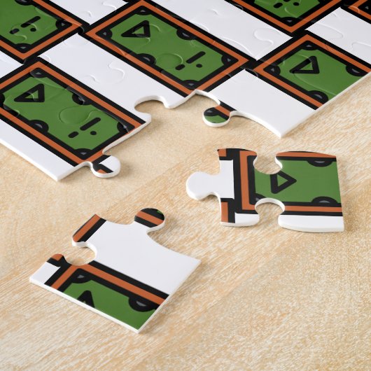 pooltafel legpuzzel (Zijkant)