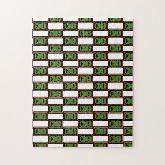 pooltafel legpuzzel (Verticaal)