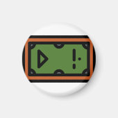 pooltafel magneet (Voorkant)