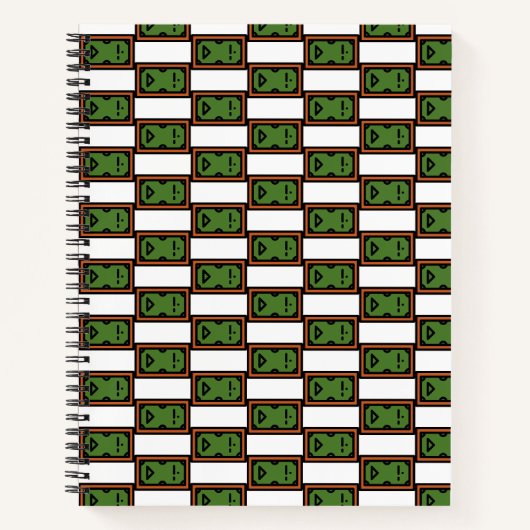 pooltafel notitieboek (Voorkant)