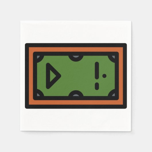 pooltafel servet (Voorkant)