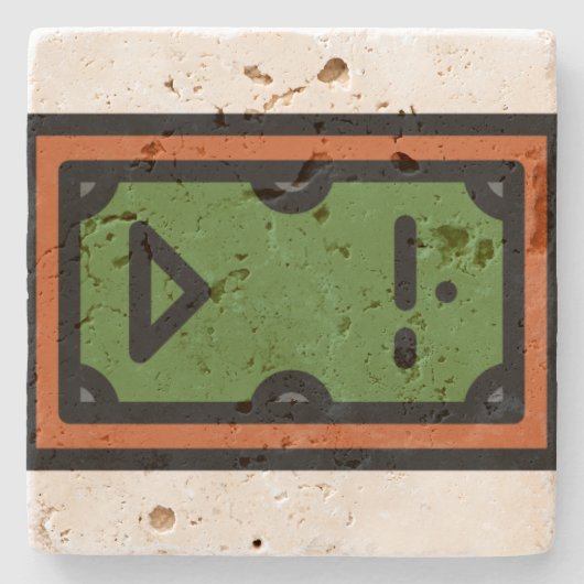 pooltafel stenen onderzetter (Voorkant)