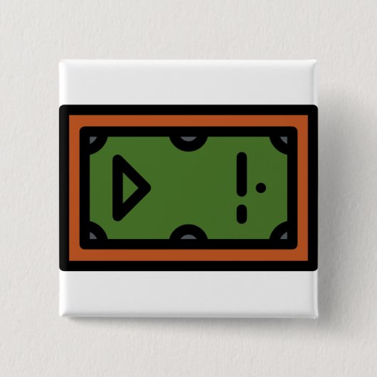 pooltafel vierkante button 5,1 cm (Voorkant)