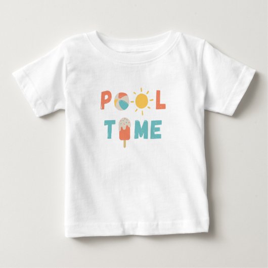 pooltijd. Baby en T-shirts (Voorkant)