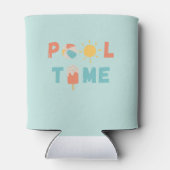 pooltijd. Blikjeskoeler (Achterkant)