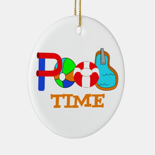 pooltijd keramisch ornament (Rechts)