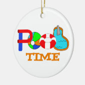 pooltijd keramisch ornament (Links)