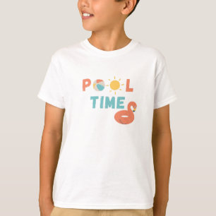 pooltijd. Kinder T-shirt