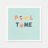 pooltijd. Luiers en partijgoederen Servet (Voorkant)