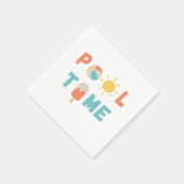 pooltijd. Partijen Napels en leveringen Servet (Hoek)