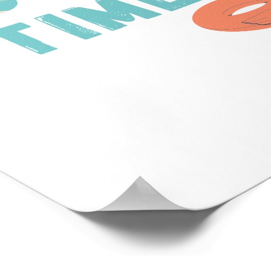 pooltijd. Poster en Prints (Hoek)