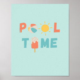 pooltijd. Poster en Prints